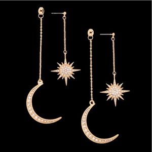 Crescent 🌙 Moon and Stars ✨ earrings
